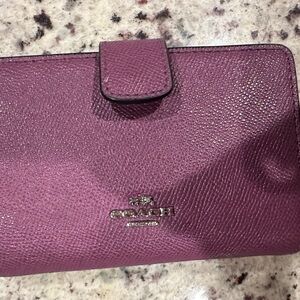 Coach Purple Women's wallet